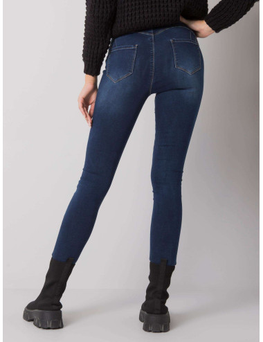 Dark Blue Fit High Waist Marshall Jeans 