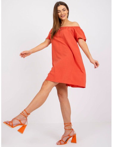 Orange loose Spanish dress Remember FRESH MADE 