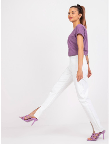 Purple cotton t-shirt for casual Ventura MAYFLIES 