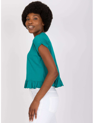 Hierro MAYFLIES Cotton Green Women's T-Shirt 