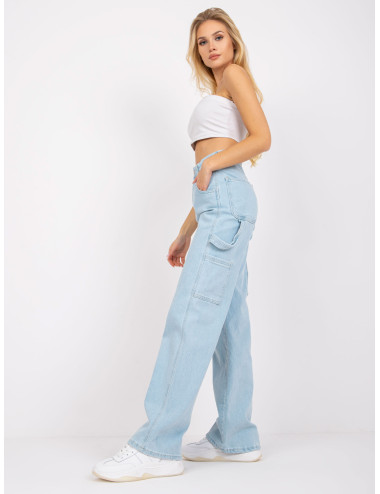 Light blue jeans for women high waist Jessa 