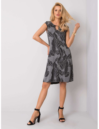 Grey and black Middy dress 