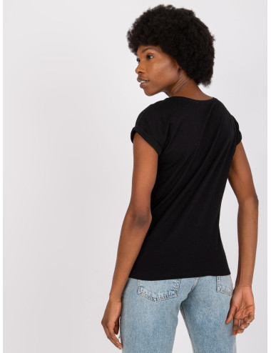 Black women's t-shirt with print Cabrera MAYFLIES 