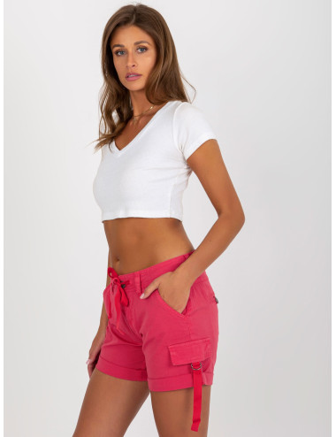 Coral casual shorts with tie FRESH MADE 