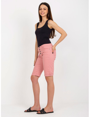 Pink long denim shorts STITCH & SOUL 
