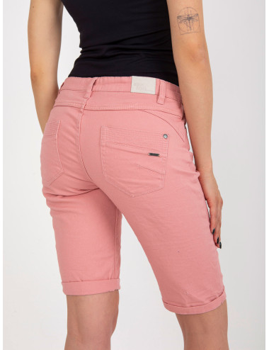 Pink long denim shorts STITCH & SOUL 