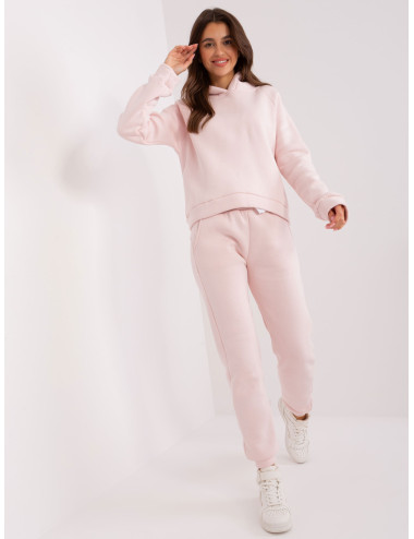 Light pink basic set with hoodie 