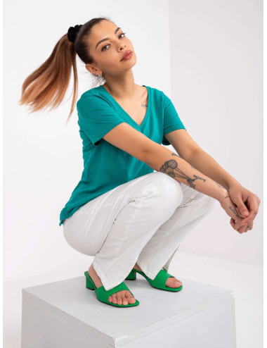 Salina MAYFLIES green cotton t-shirt 