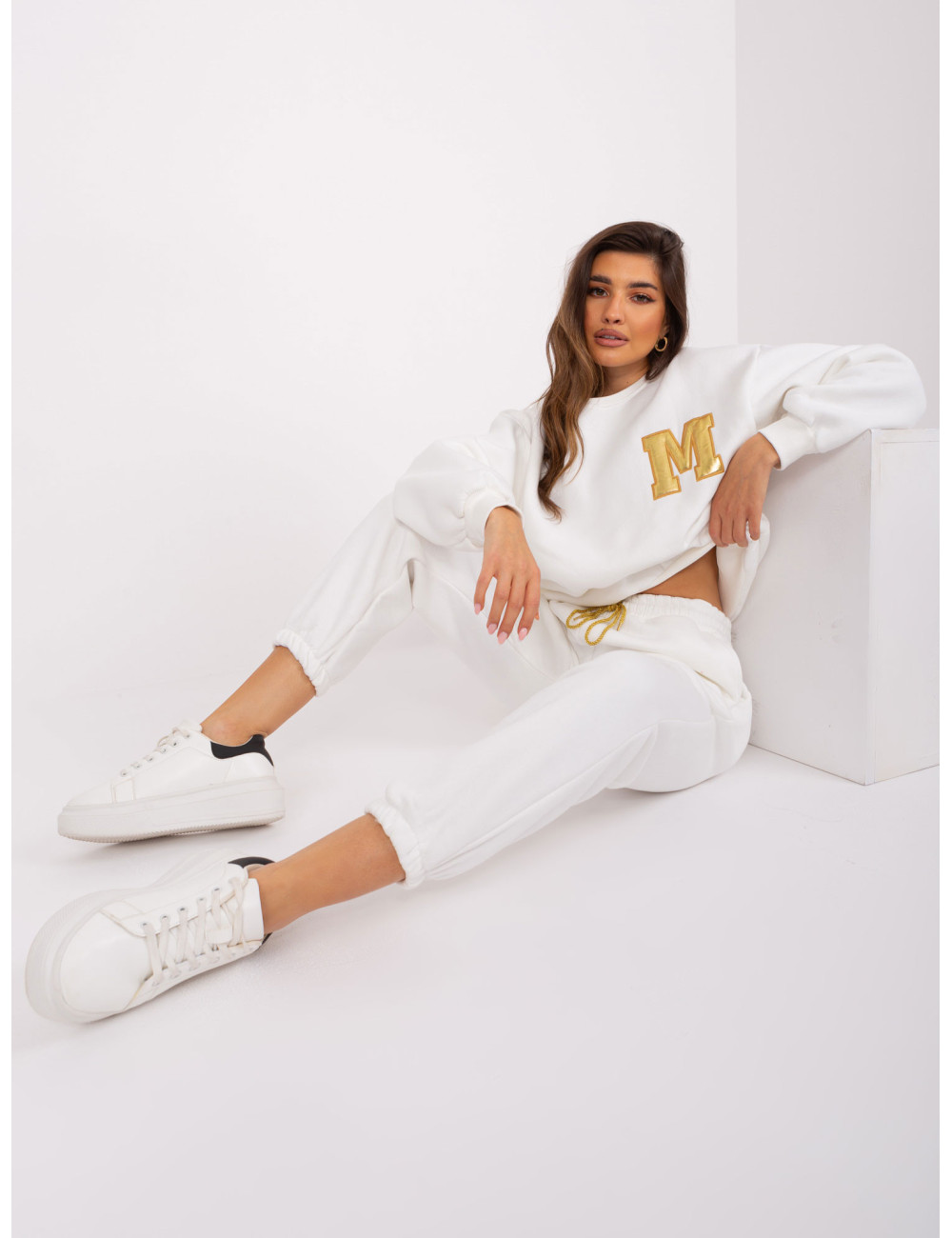 Ecru women's tracksuit 