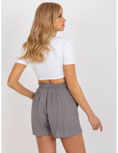 Grey summer casual shorts with pockets FRESH MADE 