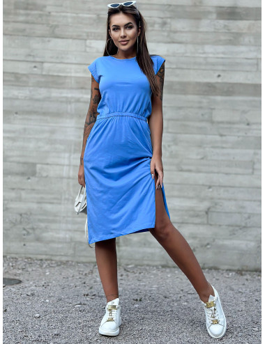 Blue casual dress with pockets MAYFLIES 
