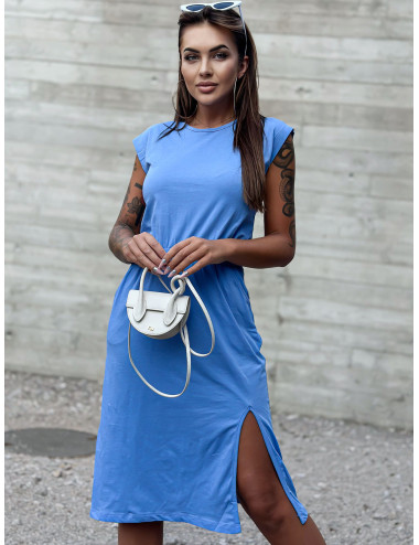 Blue casual dress with pockets MAYFLIES 