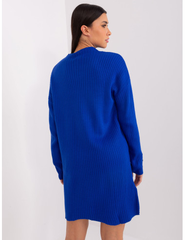 Cobalt Knit Stripe Mini Dress 