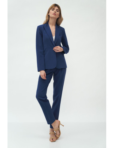 Pantalon à pli cobalt 