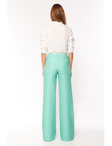 Pantalon palazzo egg marine 