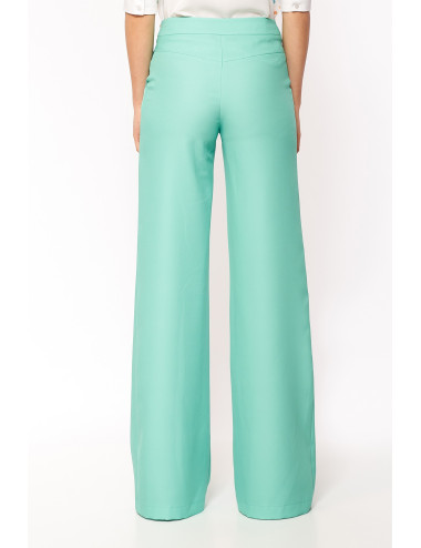 Pantalon palazzo egg marine 