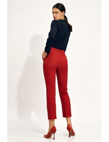 Pantalon chino rouge 