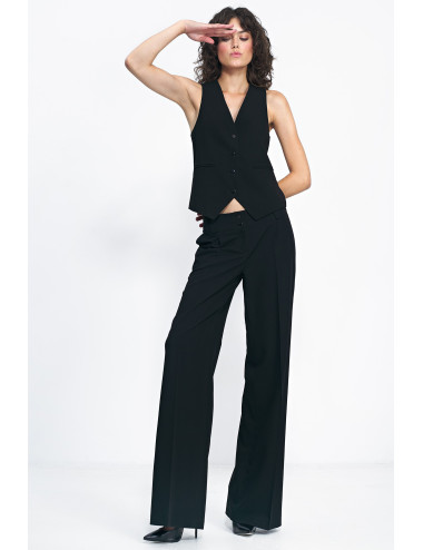 Pantalon large noir 